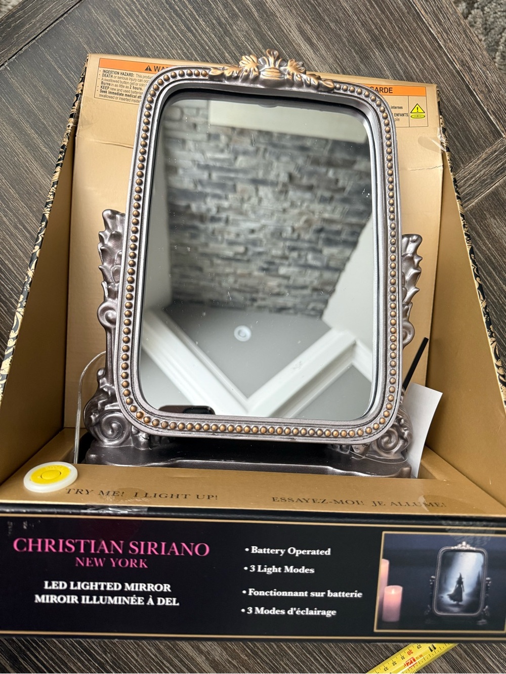 NWT Viral CHRISTIAN SIRIANO LED WITCH Lighted Mirror